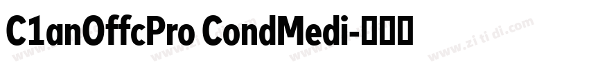C1anOffcPro CondMedi字体转换 C1anOffcPro CondMedi字体转换